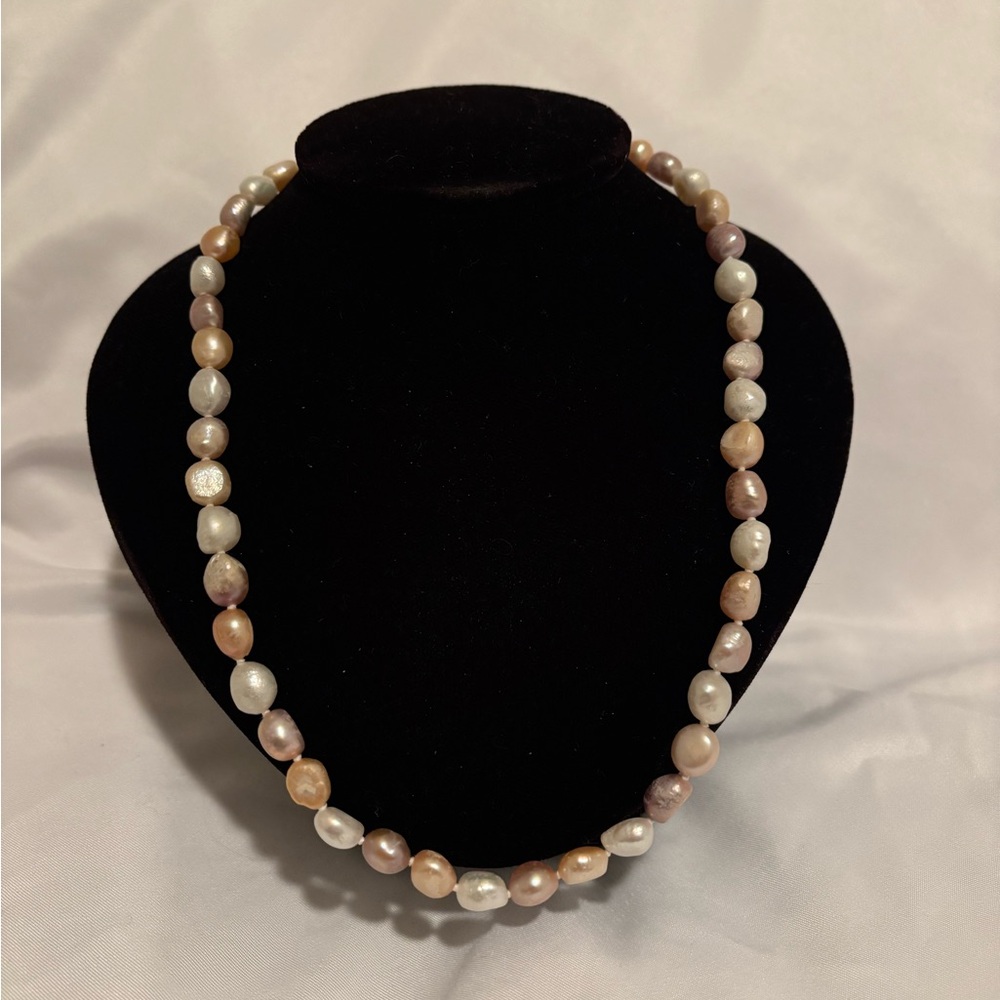 Multicolored Freshwater Pearl Necklace